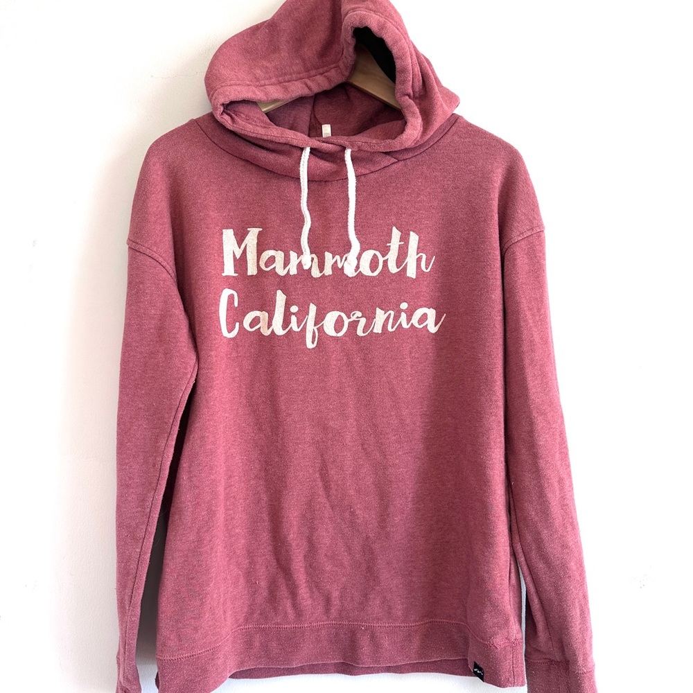 Mammoth California Women's Pink Hoodie Sweater